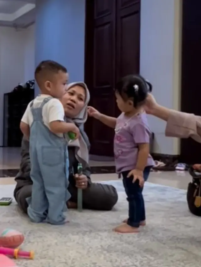 Rayyanza dan Ameena (Instagram/attahalilintar)