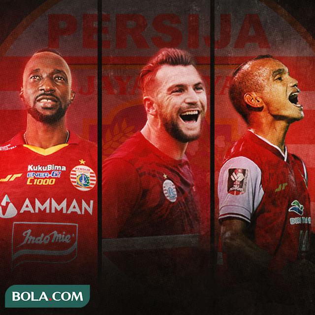 Persija Jakarta - Makan Konate, Marko Simic, Riko Simanjuntak