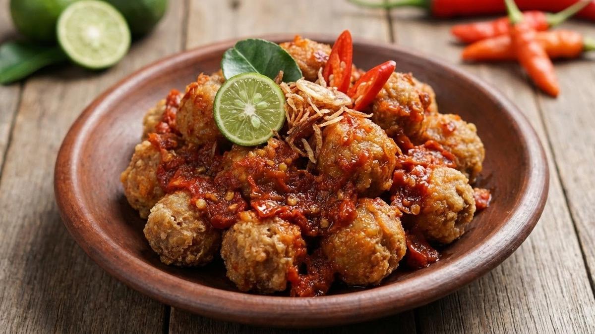 Rahasia Resep Pentol Mercon Kenyal dan Pedas Nampol, Tekstur Membal dan Bumbu Tanak