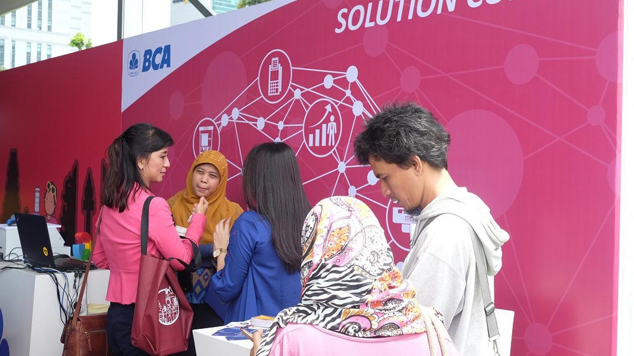 Booth BCA di Acara Kopdar Bukalapak 2017