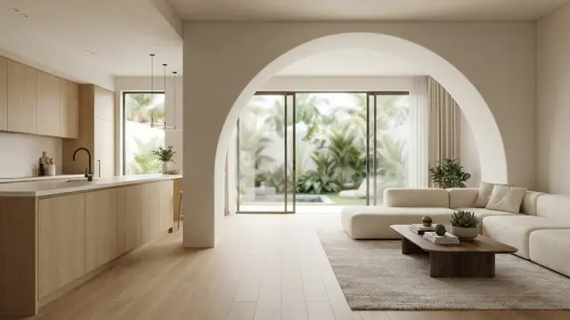 Ide Desain Dapur dan Ruang Tamu Menyatu untuk Rumah Modern