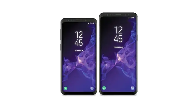 Tampilan Samsung Galaxy S9 dan Galaxy S9+ (sumber: venture beat)