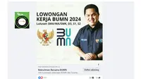 Penelusuran klaim pendaftaran lowongan kerja BUMN 2024 lulusan SMA sampai S2.