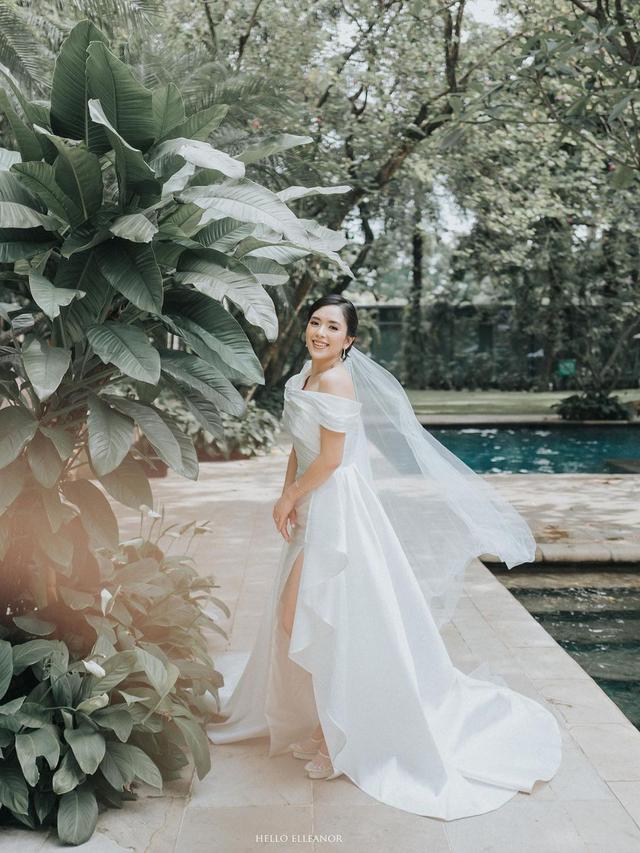 6 Momen Pernikahan Michelle Wanda 'Layangan Putus', Digelar Secara Intimate