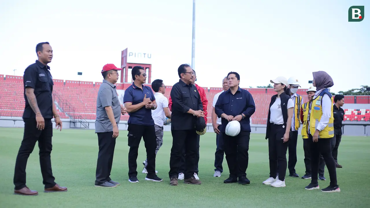 Foto: Tinjau Stadion I Wayan Dipta untuk Ajang Piala Dunia U-20 2023, Erick Thohir Minta Lahan Parkir Diperluas