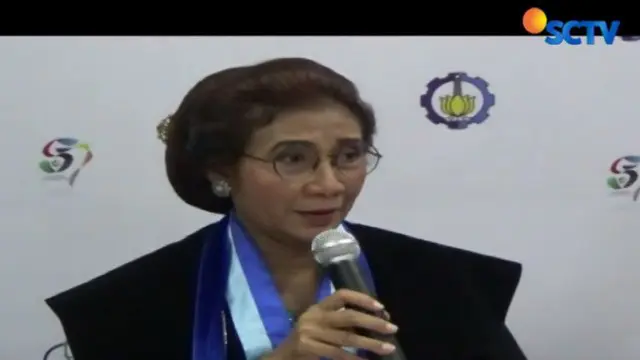 Menteri Susi Jadi Orang Ketiga Raih Gelar Doktor Honoris Causa dari ITS