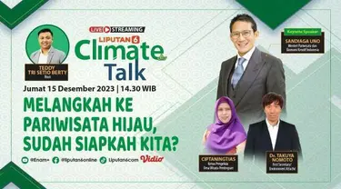 Berdasarkan laporan Global Sustainable Tourism Council (GSTC), banyak destinasi pariwisata yang mengadopsi teknologi hijau, mulai dari penggunaan energi terbarukan hingga manajemen limbah yang efisien. Jepang salah satu yang menerapkannya. Pariwisata...