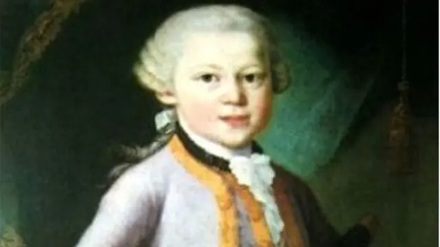 Young Mozart's Portrait