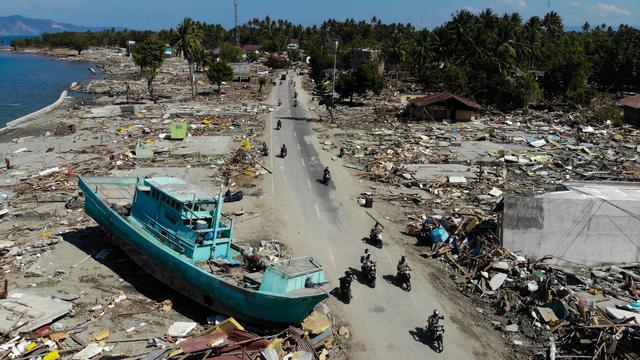 Pandangan Udara Kota Palu Usai Dilanda Gempa dan Tsunami