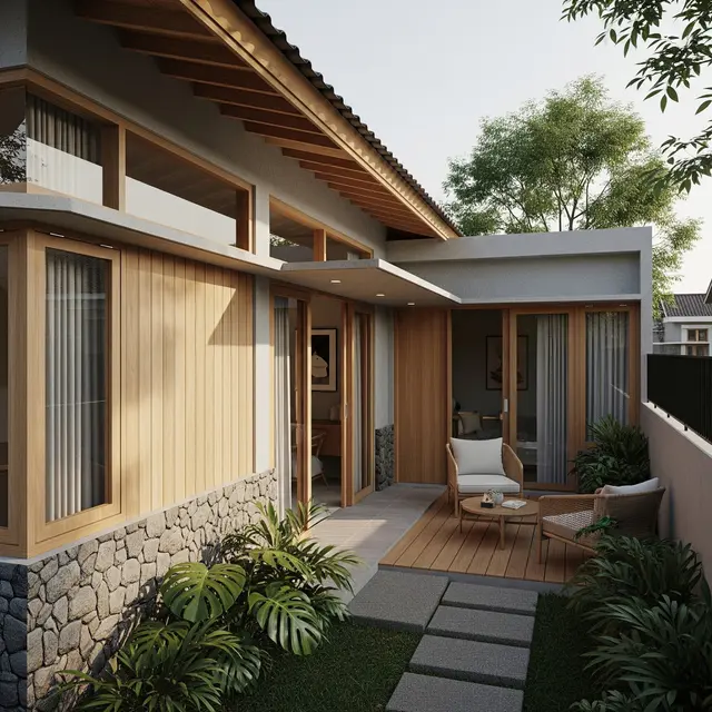 6 Desain Rumah Ukuran 6x8 Meter yang Fungsional, Solusi Hunian Minimalis Modern