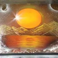 Hasil akhir lukisan cat semprot ini tampak nyata. Kamu bisa membuatnya? (Via: boredpanda.com)