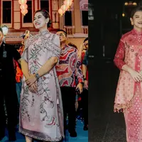 Kahiyang Ayu kerap andalkan lipstik sebagai sentuhan elegan yang effortless di setiap penampilannya. Terbaru, lipstik merah kembali ia andalkan saat menemani sang suami hadiri perayaan Imlek di Medan [@ayangkahiyang]