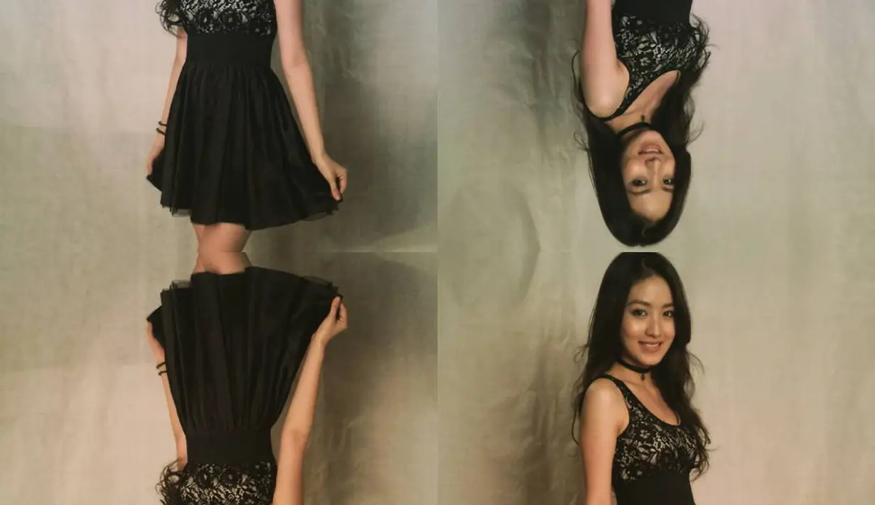 Beranjak dewasa, ia pun juga tetap konsisten dengan gaya femininnya, begitu pula gaya rambutnya. @natashawilona12.