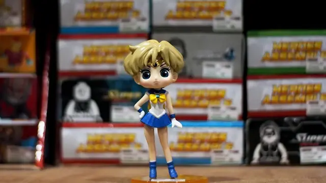 Ilustrasi Sailor Mercury, salah satu prajurit dalam manga-anime Sailor Moon