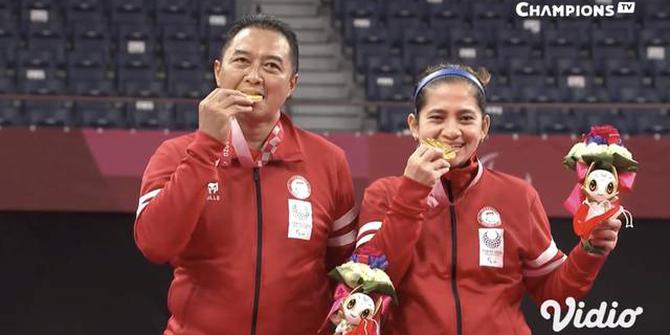 VIDEO: Hary Susanto/ Leani Ratri Oktila Rebut Medali Emas Kedua di Paralimpiade Tokyo 2020