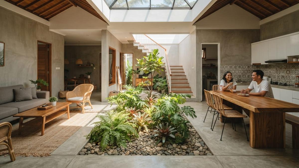 10 Desain Rumah Type 60 dengan Ruang Terbuka yang Nyaman