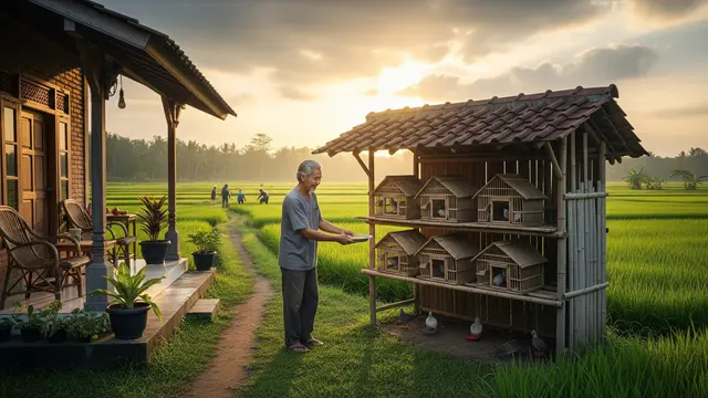 Ide Ternak Hewan Mini untuk Pensiunan yang Tinggal di Rumah Dekat Sawah
