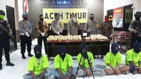 Aceh Jadi Target Pasar Narkoba Jaringan Internasional, Puluhan Kilogram Sabu Diamankan