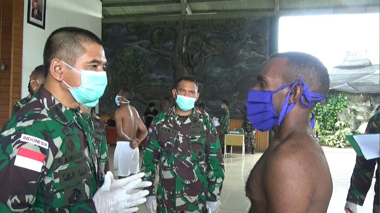 Dwi Cahyono Putra Asli Papua Bernama Jawa Lulus Seleksi TNI AD