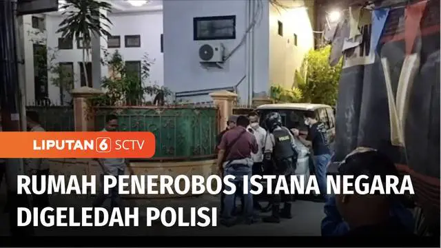 Polisi menggeledah rumah Siti Elina, penerobos Istana Negara, di kawasan Tugu Selatan, Koja, Jakarta Utara, Selasa (25/10) malam. Setelah sekitar 8 jam melakukan penggeledahan, polisi membawa dua anggota keluarga, satu di antaranya ibu kandung pelaku...