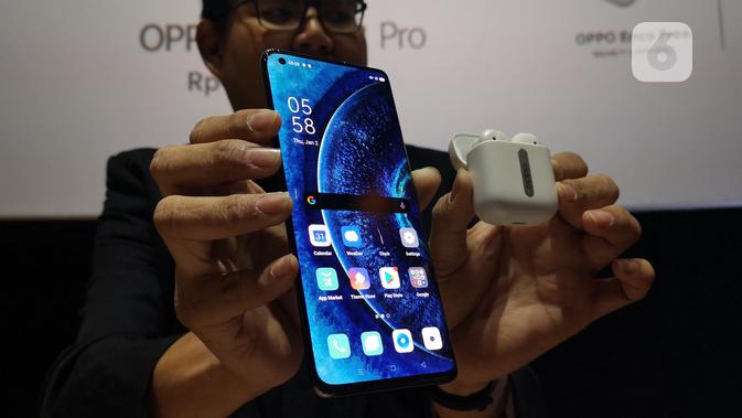 Peluncuran Oppo Find X2 Pro dan Find X2 di Jakarta. (Liputan6.com/ Agustinus Mario Damar)