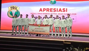 2 Emas Asian Games 2026 Diharapkan Tak Buat Tim Bulu Tangkis Indonesia Terlena