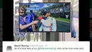 Rio Haryanto menjadi bintang di GP Australia dan banyak diminta waktu wawancara oleh media asing. (Bola.com/Twitter)