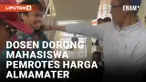 Protes Jas Almamater Harga Rp250 Ribu, Mahasiswa UNM Didorong dan Dibentak Dosen