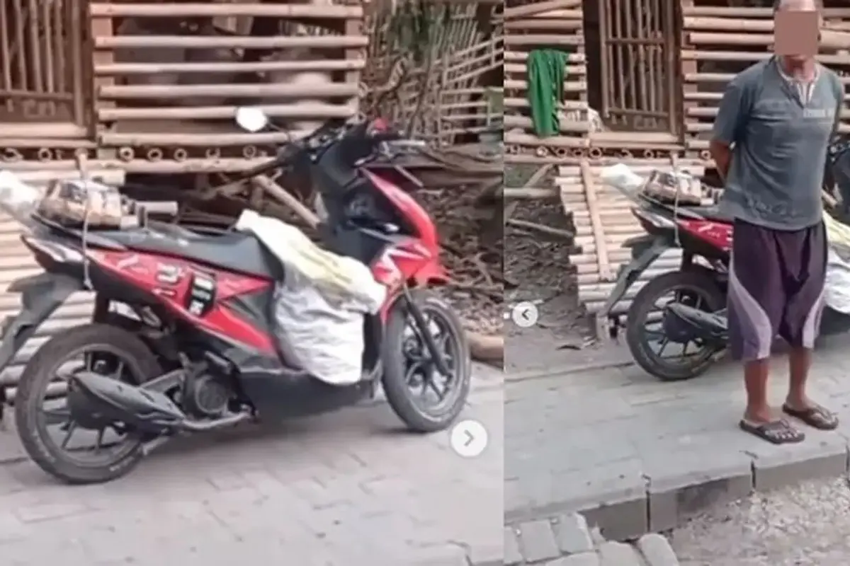 Paket COD Tak Sesuai Pesanan,Bapak-Bapak Ini Murka dan Nekat Sandera Motor Kurir
