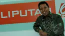 Ketua Umum DPP Partai Persatuan Pembangunan (PPP) versi Mukhtamar Surabaya, Romahurmuziy mendatangi kantor Liputan6.com, Jakarta, Kamis (12/2/2015). (Liputan6.com/Faisal R Syam)