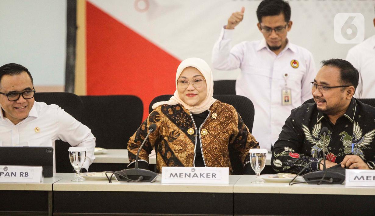 Menteri Ketenagakerjaan Ida Fauziyah. (Liputan6.com/Angga Yuniar)