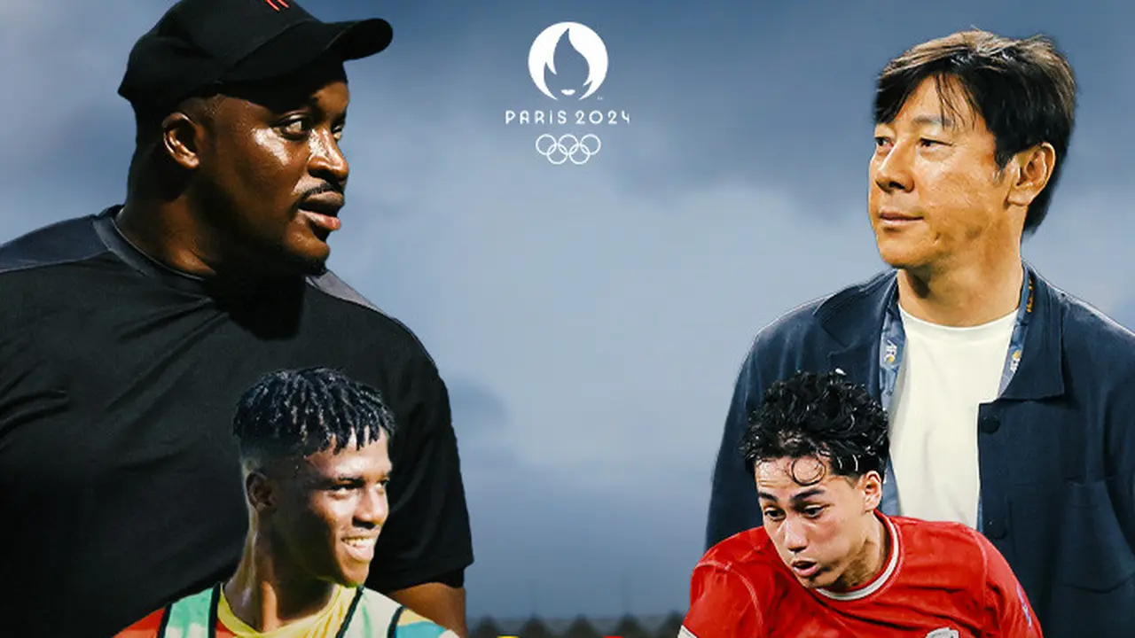 Play-off Olimpide 2024 - Guinea Vs Timnas Indonesia U-23 - Duel: Kaba Diawara, Algassime Bah Vs Shin Tae-yong, Rafael Struick
