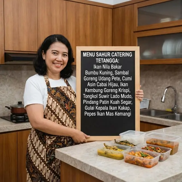 Ide menu sahur catering (Gemini AI)