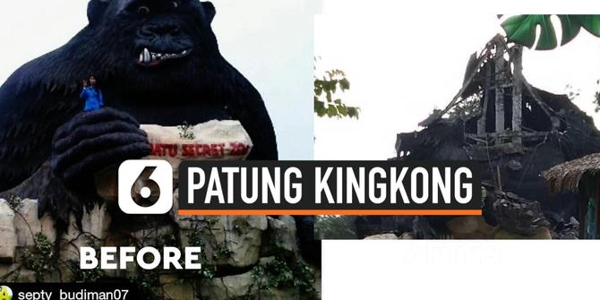 VIDEO: Penampakan Patung Kingkong Jatim Park Sebelum dan Sesudah Gempa