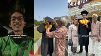 Viral, Cerita Driver Ojol Akhirnya Wisuda Usai 4 Tahun Kuliah Sembari Ngojek (Tangkapan Layar Instagram/bassskoro)