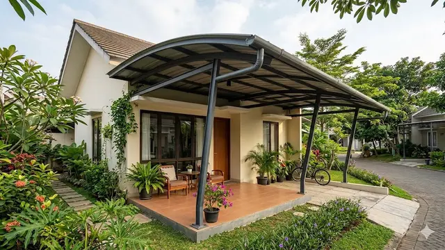 Model Kanopi Teras Simpel