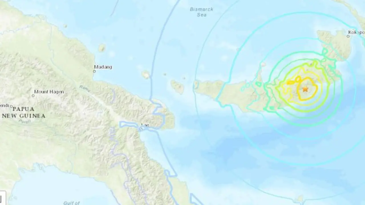 Gempa berkekuatan 7 skala Richter melanda kawasan timur Papua Nugini (USGS)
