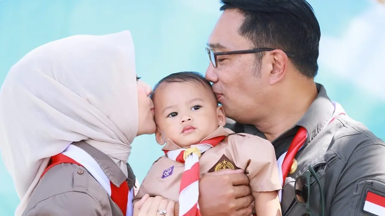 Kemeriahan Ulang Tahun ke-1 Putra Bungsu Ridwan Kamil yang Bertema Pramuka