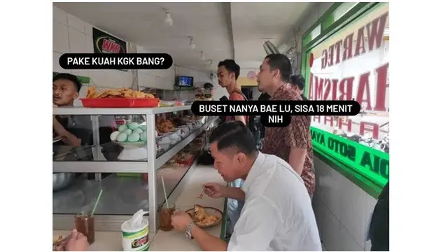 7 Meme Soal Aturan Makan 20 Menit saat PPKM Level 4 Ala Netizen, Kocak