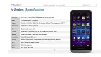 Spesifikasi BlackBerry A10 Bocor di Internet