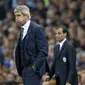 BERANG - Manuel Pellegrini tak terima kekalahan timnya, Manchester City, dari Juventus. (Reuters / Carl Recine)