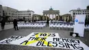 Serangan 7 Oktober 2023, menurut angka resmi Israel, telah menewaskan sekitar 1.200 orang dan 251 lainnya disandera. (AP Photo/Markus Schreiber)