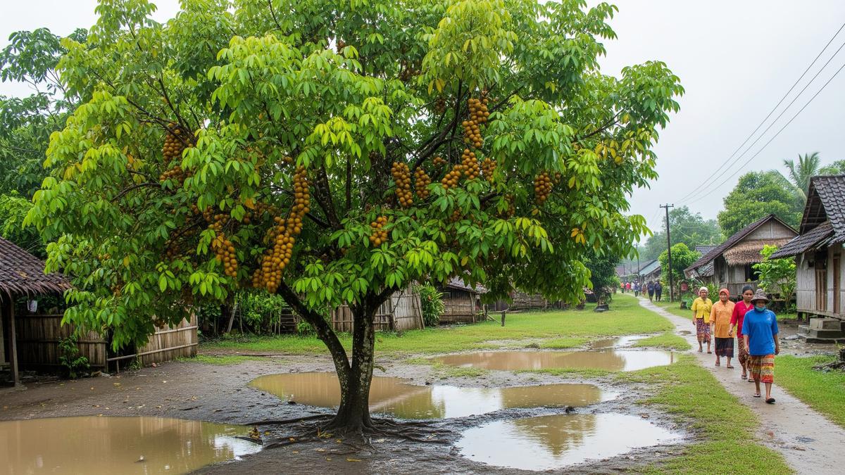 6 Kesalahan Merawat Pohon Duku saat Musim Hujan yang Bikin Gagal Panen