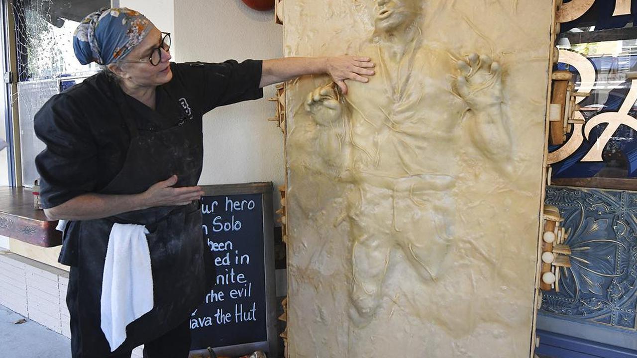 Pervan dan Pan Solo. (Chris Riley/The Times-Herald via AP)