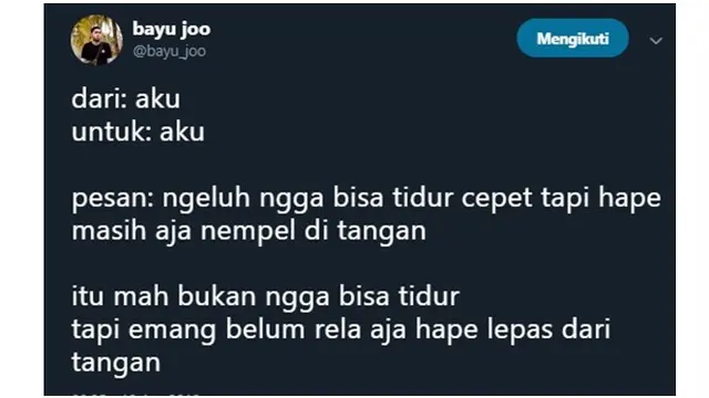 7 Pesan Netizen Untuk Diri Sendiri Ini Bikin Miris Sekaligus Geli