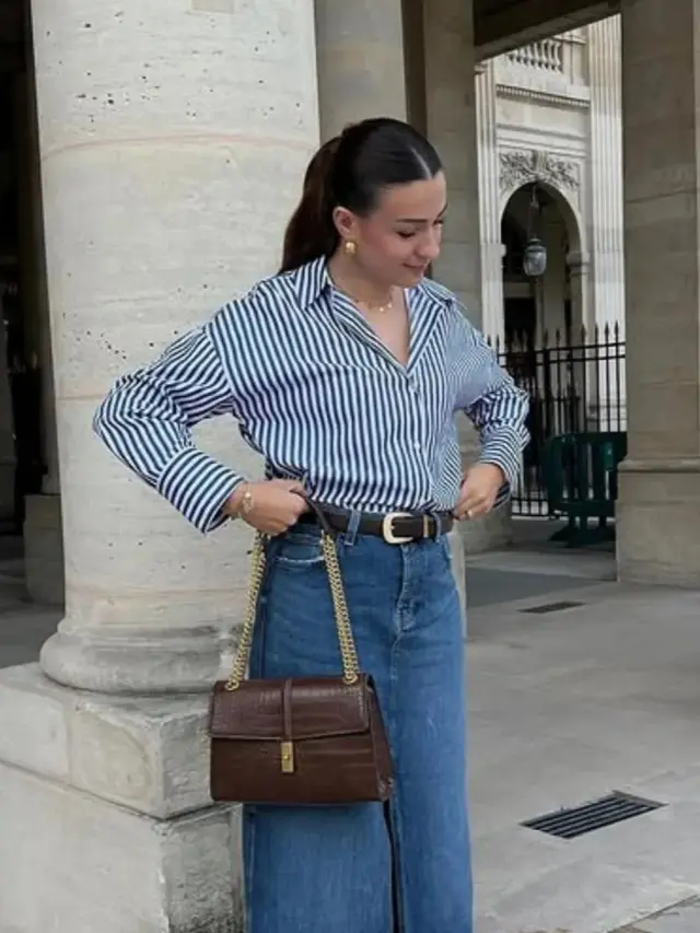 Denim Maxi Skirt