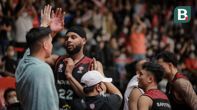 Foto: Aksi-aksi Memukau Marques Bolden Saat Bawa Timnas Basket Indonesia Tenggelamkan Arab Saudi di FIBA Asia Cup 2022