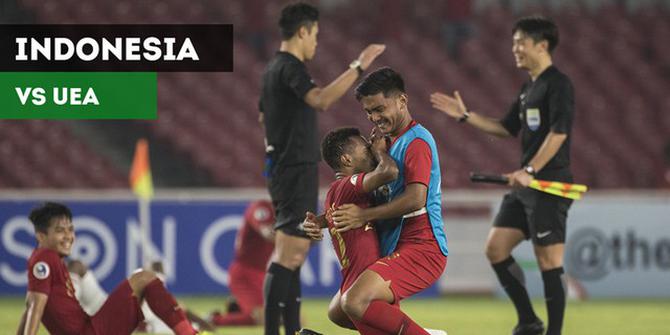 VIDEO: Highlights Kemenangan Dramatis Timnas Indonesia U-19 atas UEA