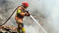 Hutan di Bojonegoro terbakar