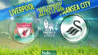 Liverpool vs Swansea City (Bola.com/Samsul Hadi)